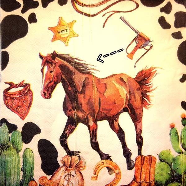051 Horses - 3-ply - Ambiente